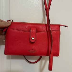 Kate Spade Pink Leather Crossbody Bag